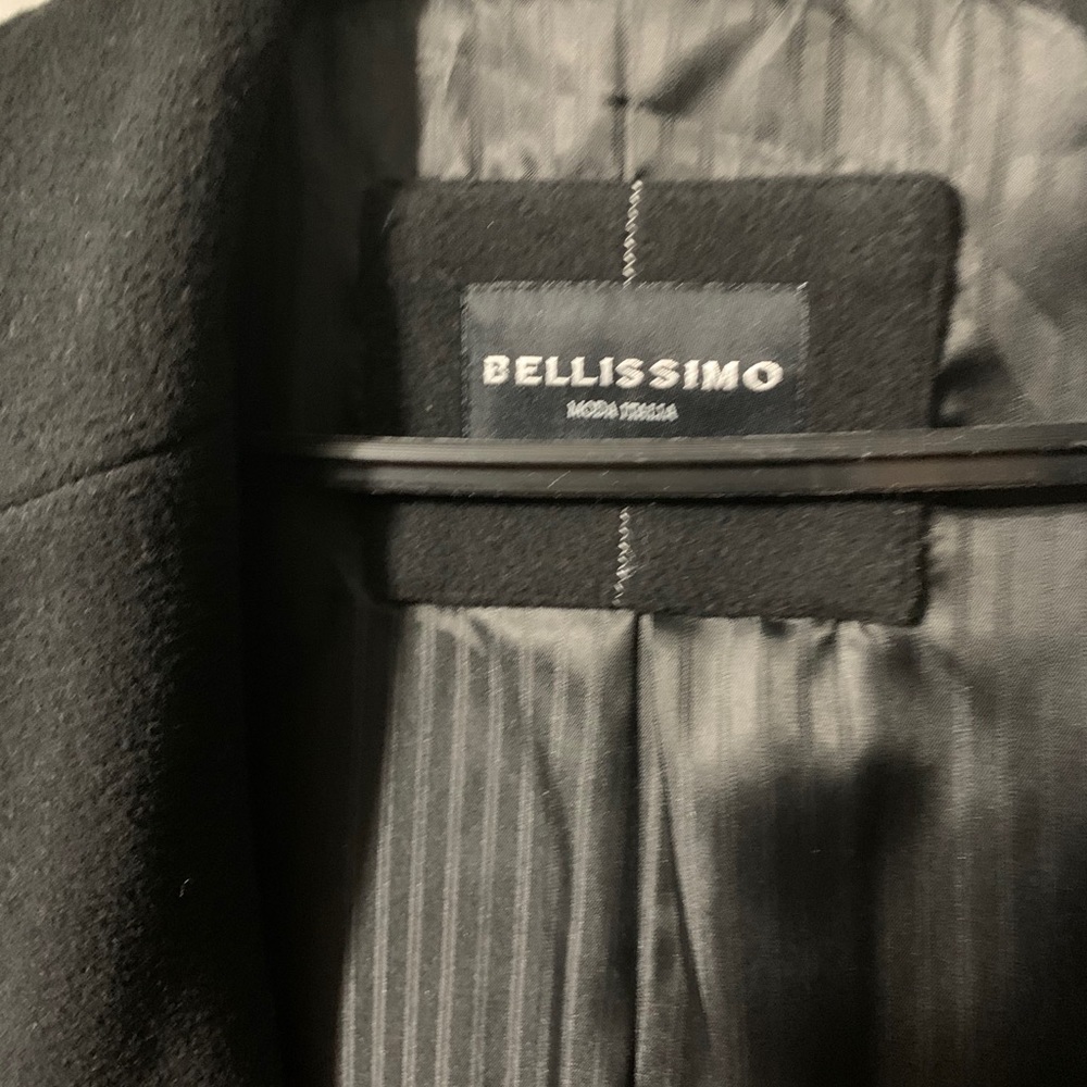 Bellissimo Italian Made Wool Blend Trench - Picture 7 of 14